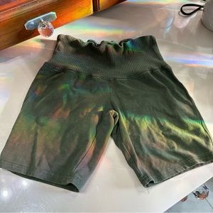 Wandering Dreams NY Olive Green Bike Shorts